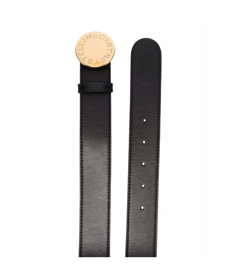 Stella Mccartney Logo Plaque Buckle Belt