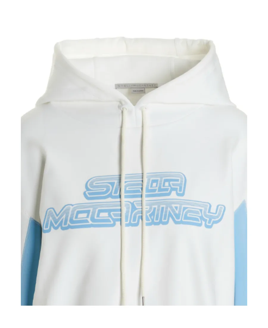 Stella Mccartney Logo Printed Color-Block Hoodie