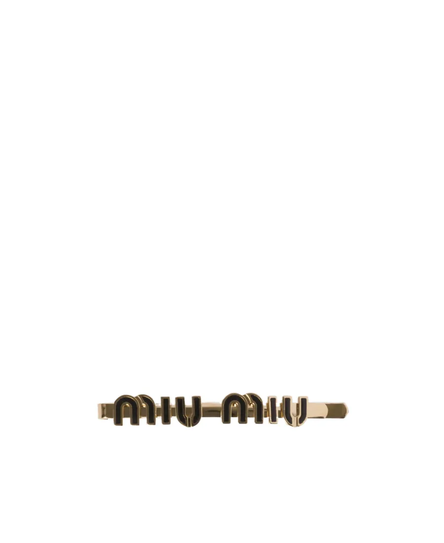 Miu Miu Logo-Lettering Hair Clip