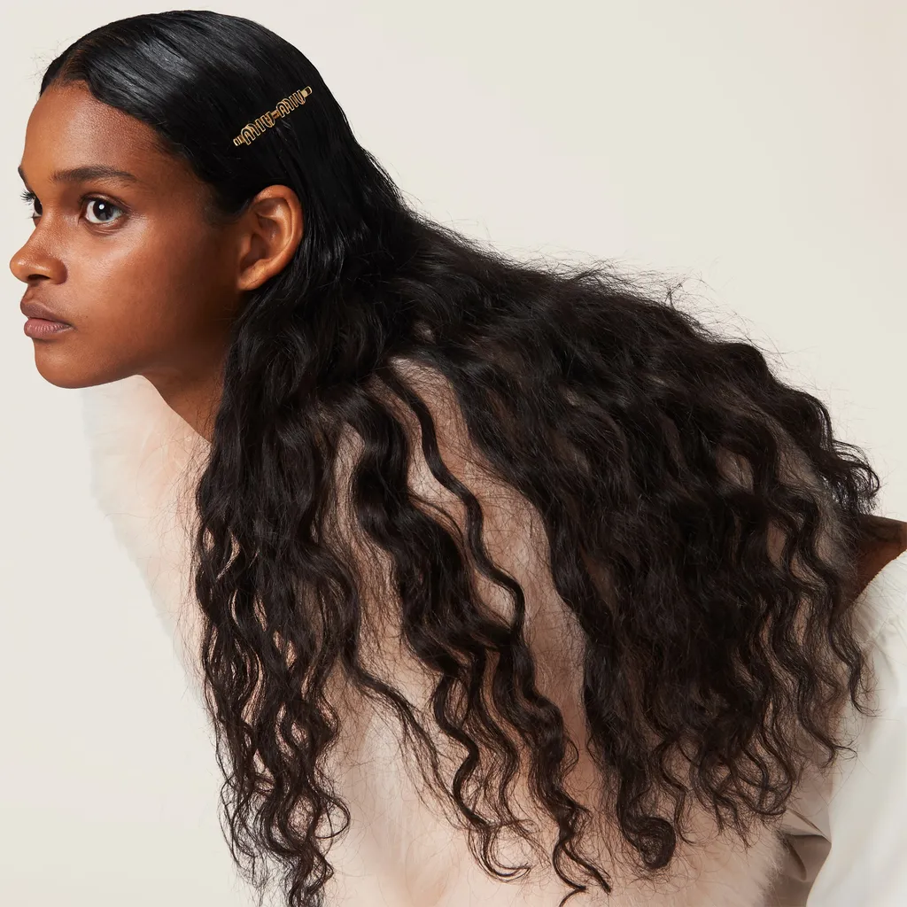 Miu Miu Logo-Lettering Hair Clip