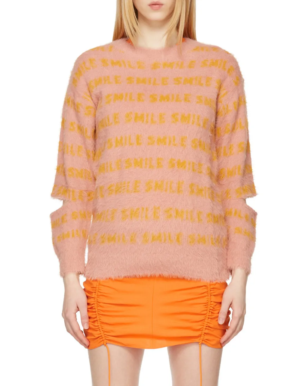 Fluffy Words Long-Sleeved Jumper