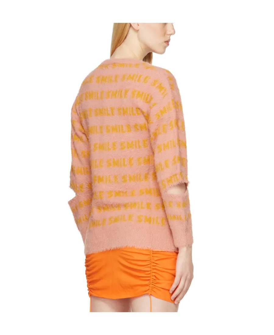 Fluffy Words Long-Sleeved Jumper