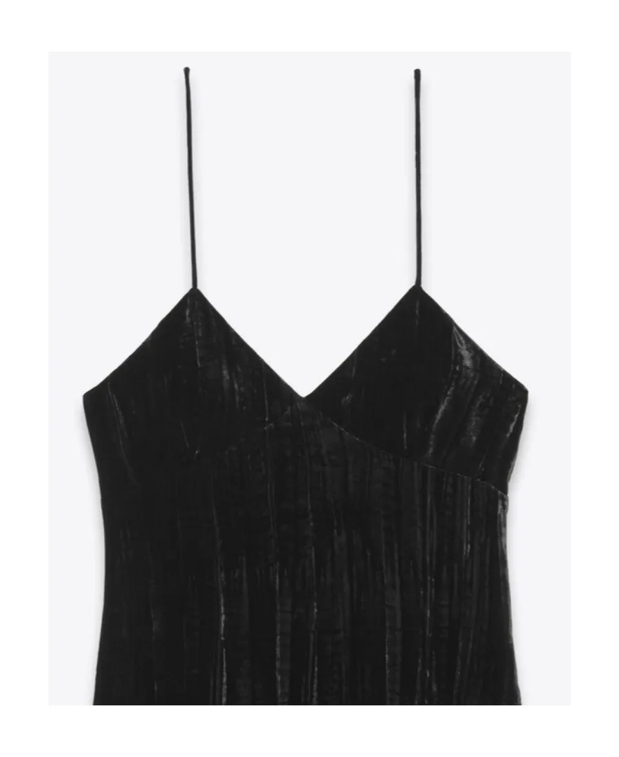Saint Laurent Low Back Sleeveless Mini Dress
