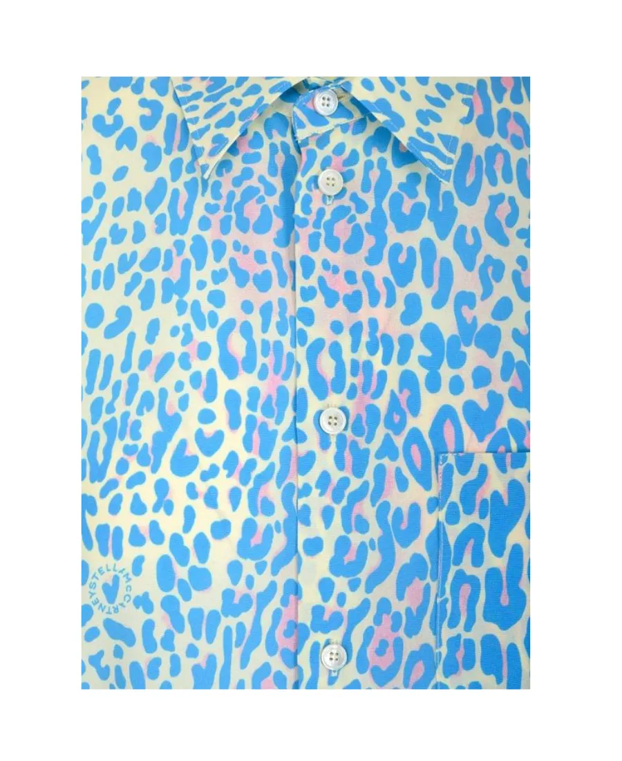 Stella Mccartney Allover Printed Short-Sleeved Shirt