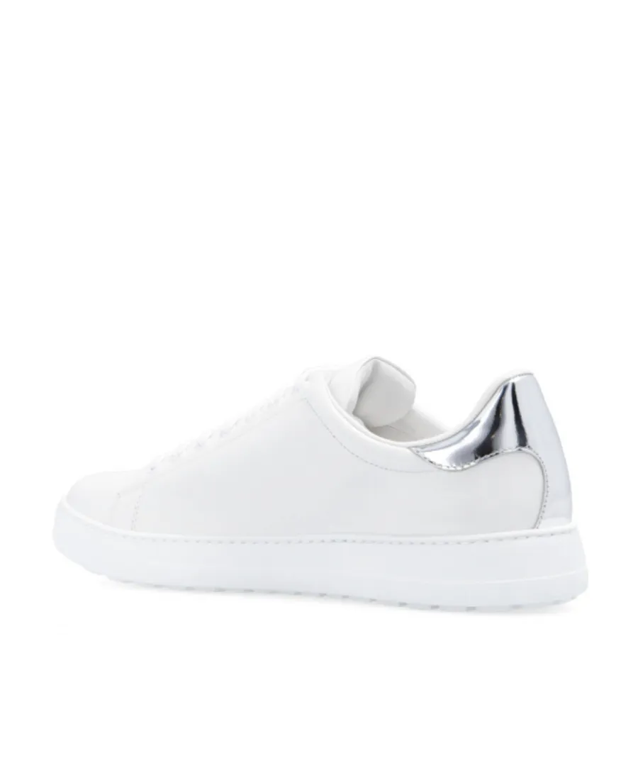 Gancini-Print Lace-Up Sneakers
