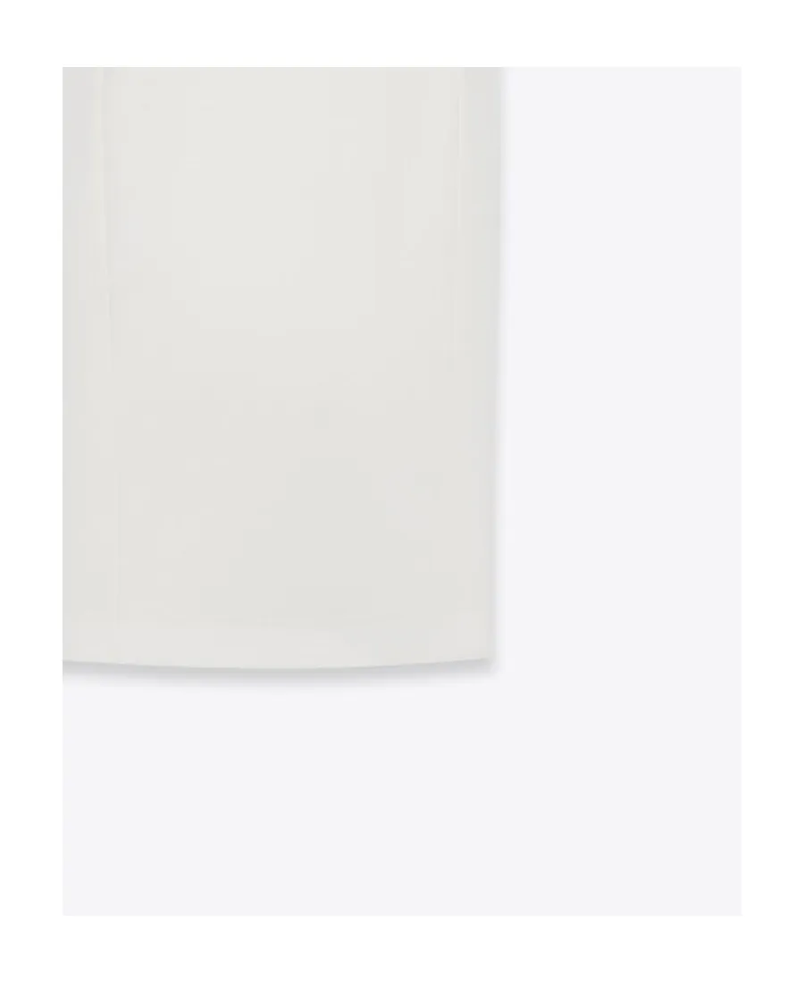 Saint Laurent Cut-Out Strapless Midi Dress