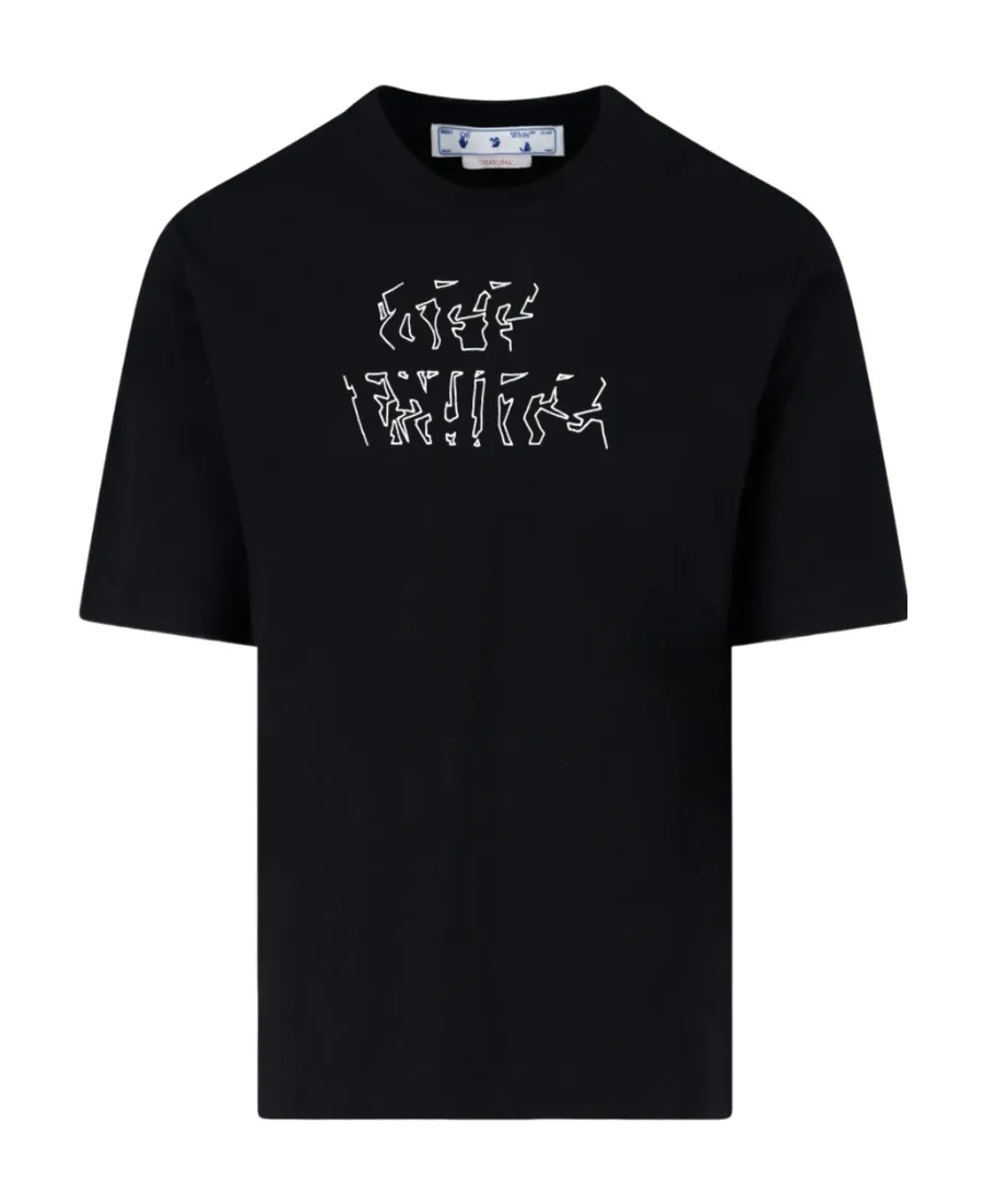 Arrow-Print Cotton T-Shirt