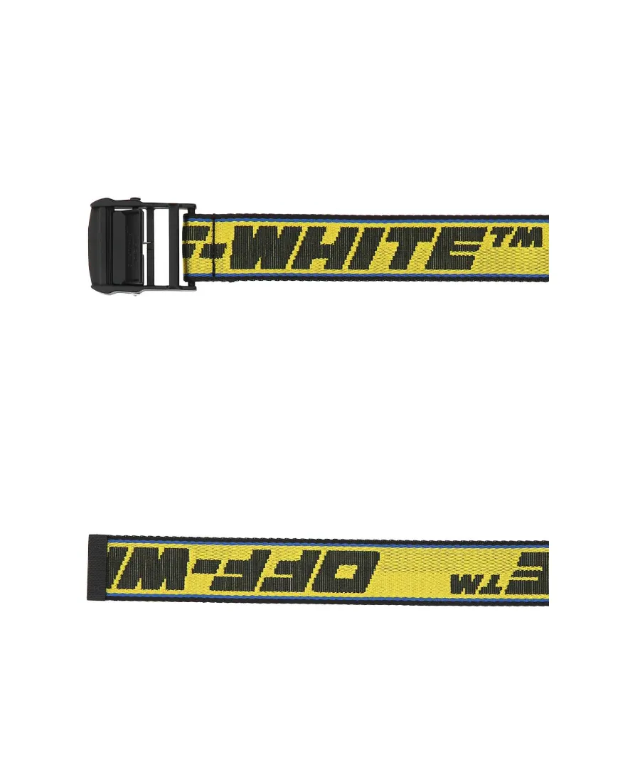 Off-White Logo Intarsia Buckle Belt