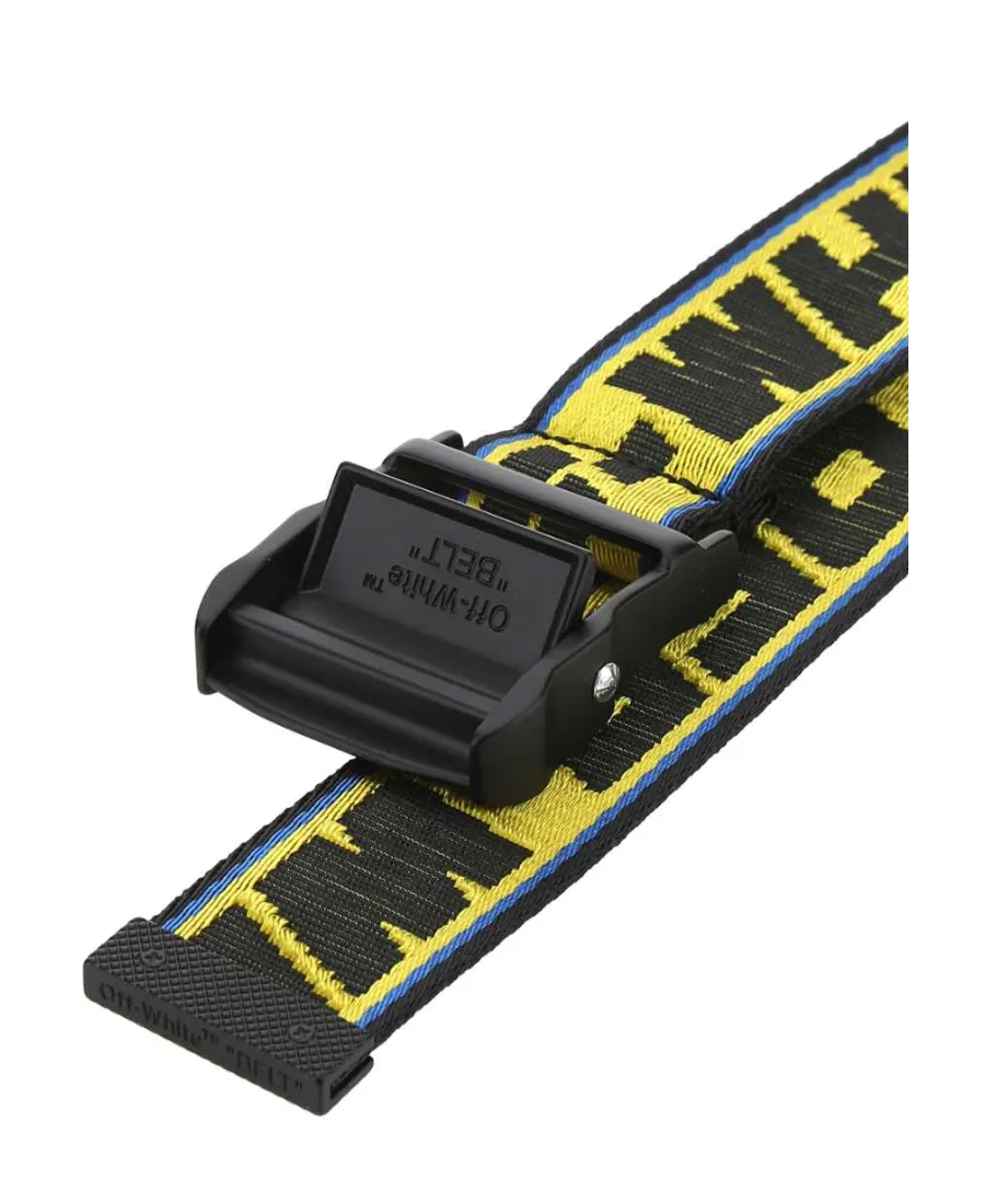 Off-White Logo Intarsia Buckle Belt