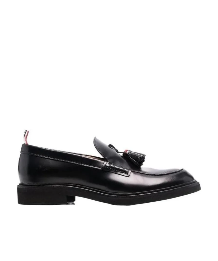 Thom Browne Round Toe Slip-On Loafers
