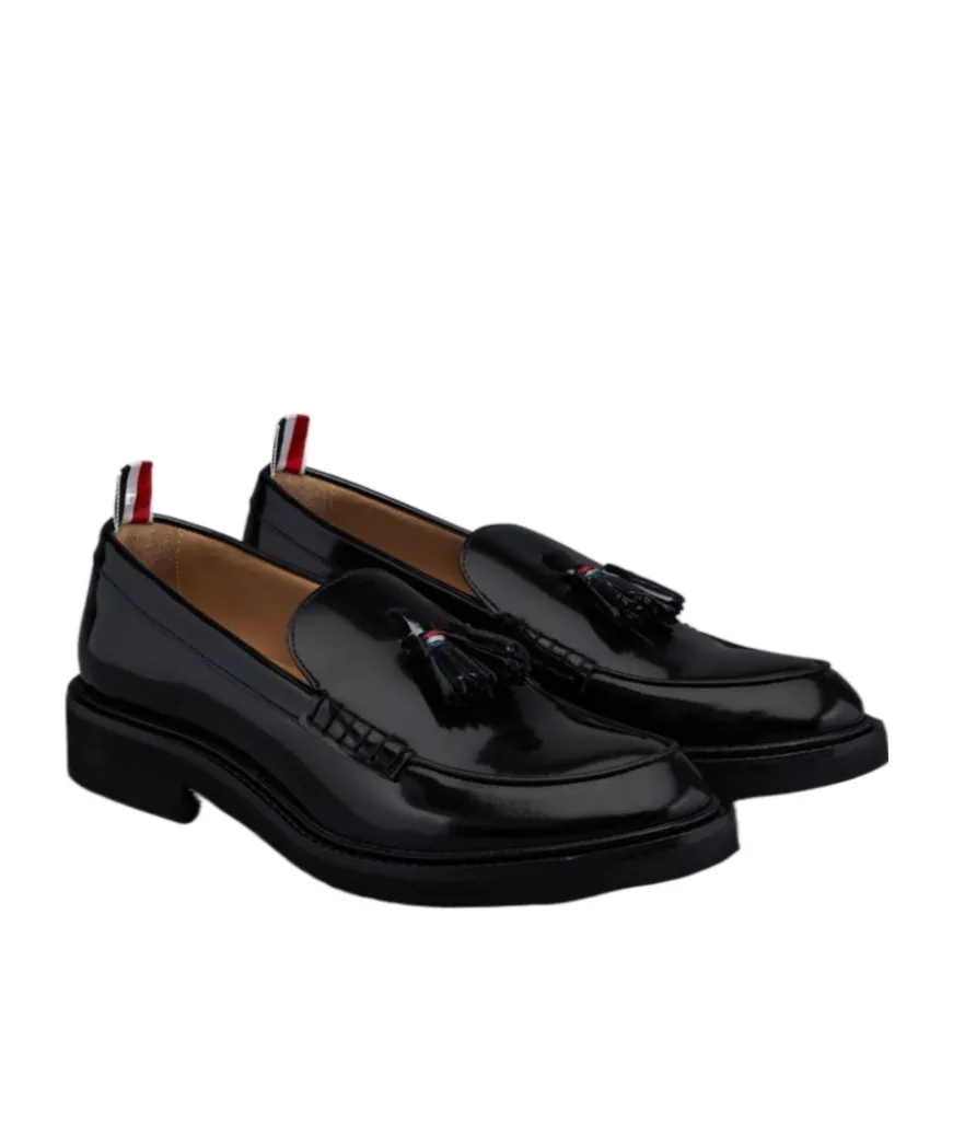 Thom Browne Round Toe Slip-On Loafers