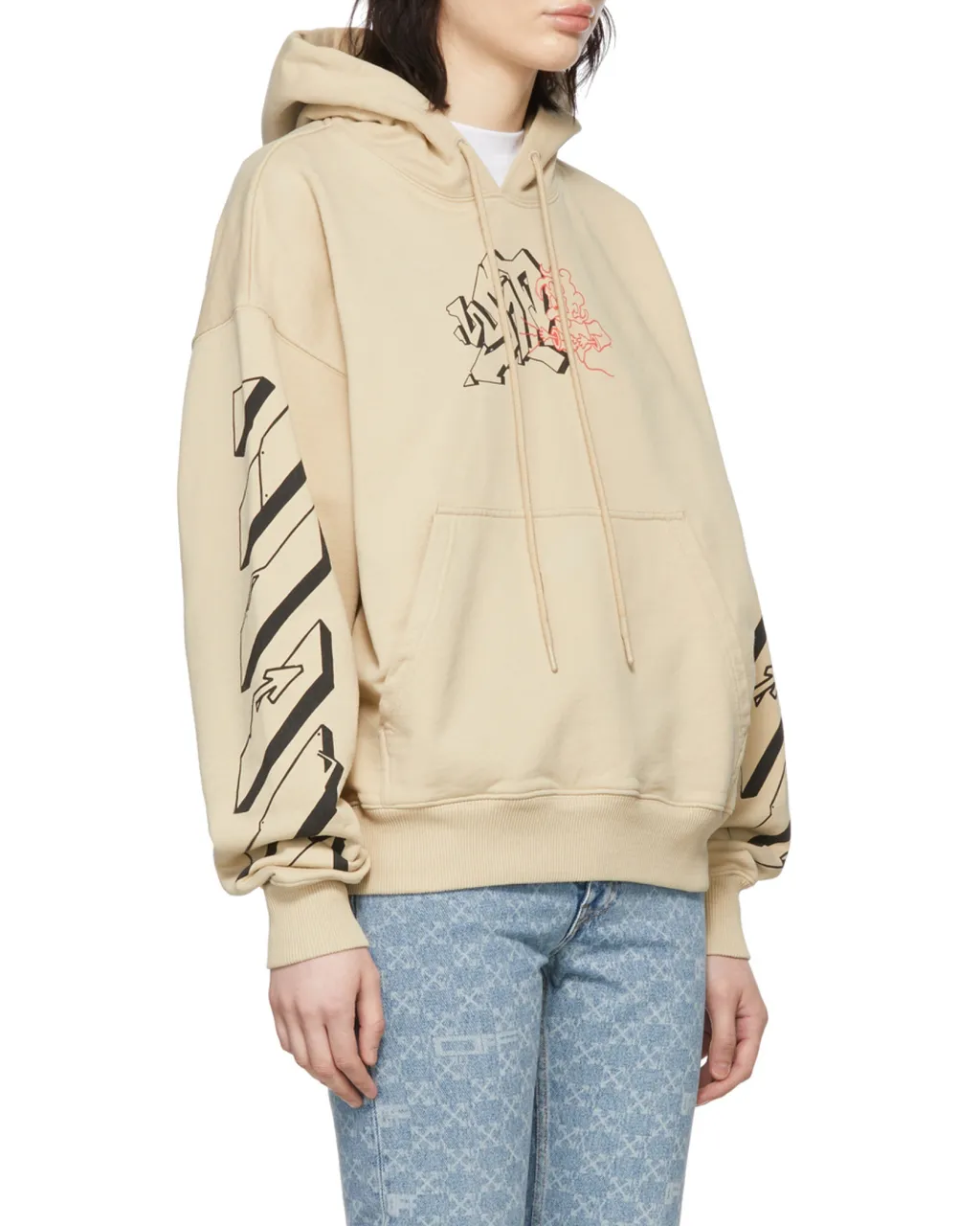 Arrows Logo Cotton Hoodie