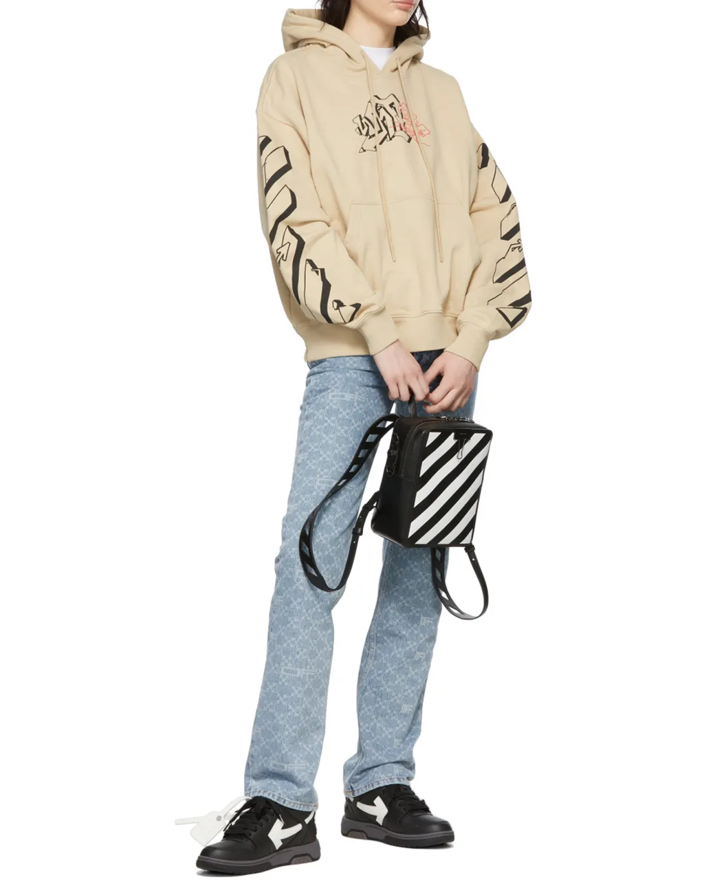 Arrows Logo Cotton Hoodie