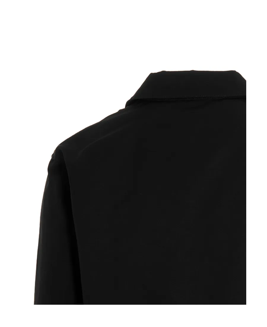 Off-White Zip-Up Long-Sleeved Jacket