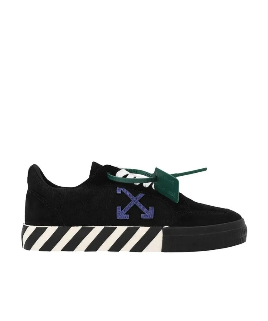 Off-White Vulcanized Lace-Up Sneakers
