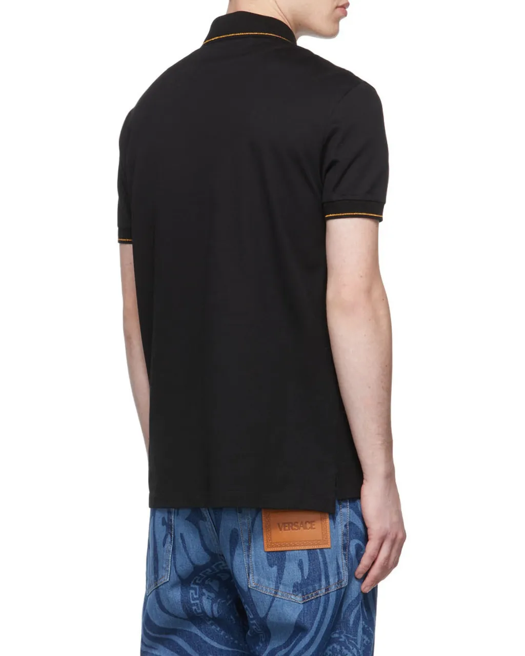 Versace Medusa Head Short-Sleeved Polo Shirt