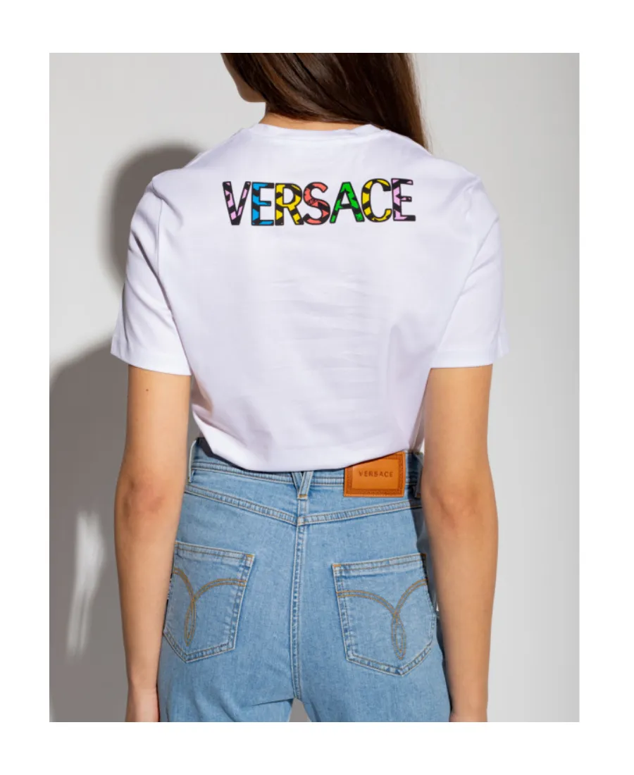Versace Medusa Head Printed Crewneck T-Shirt