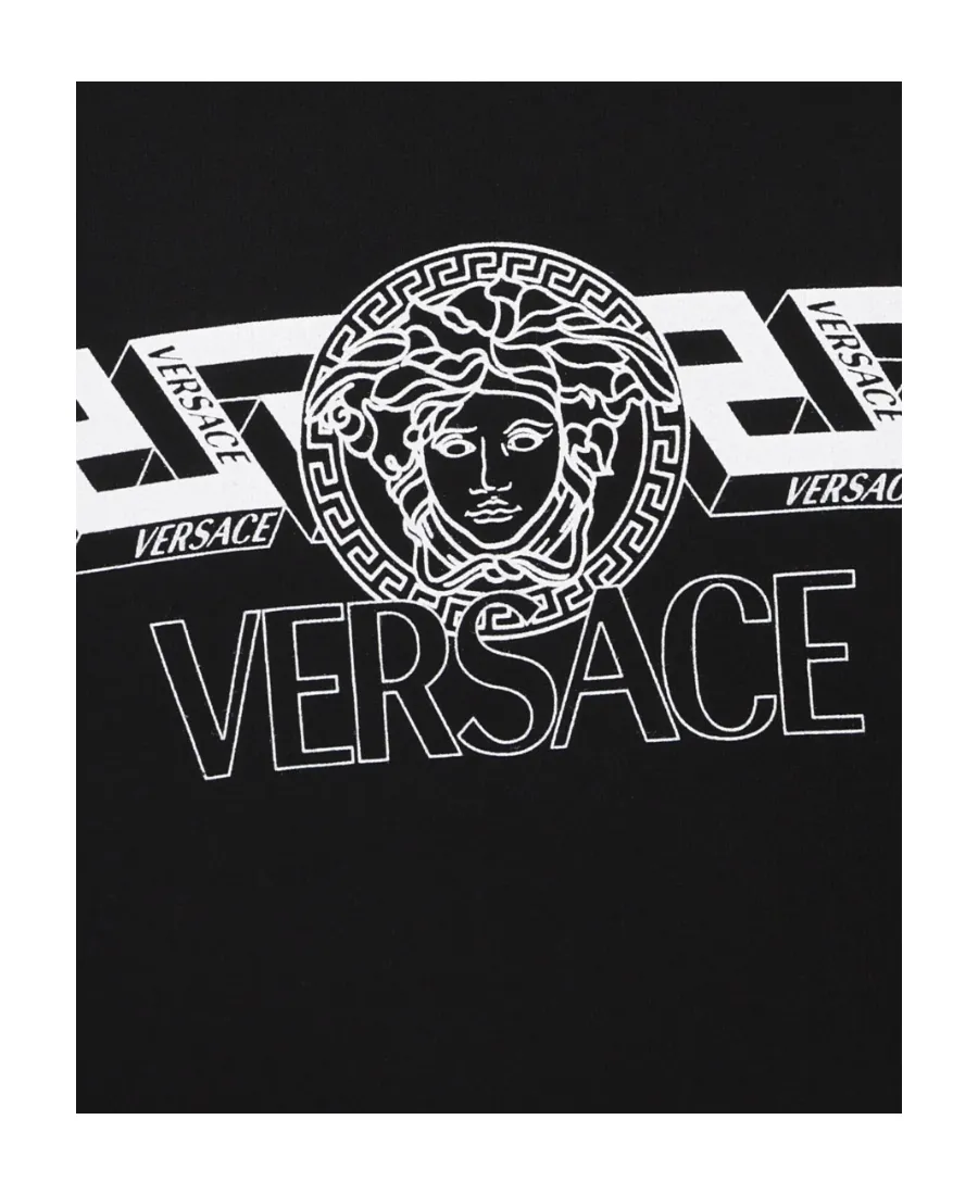 Versace Medusa Head Motif Crewneck Sweatshirt