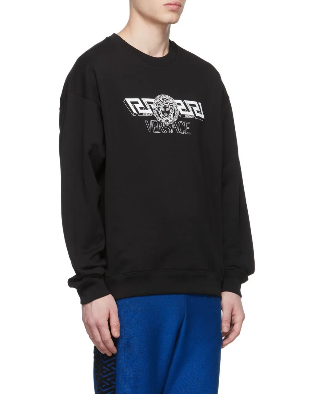 Versace Medusa Head Motif Crewneck Sweatshirt