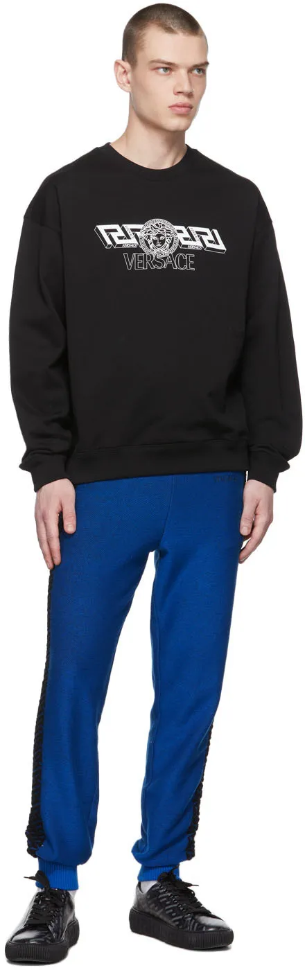 Versace Medusa Head Motif Crewneck Sweatshirt