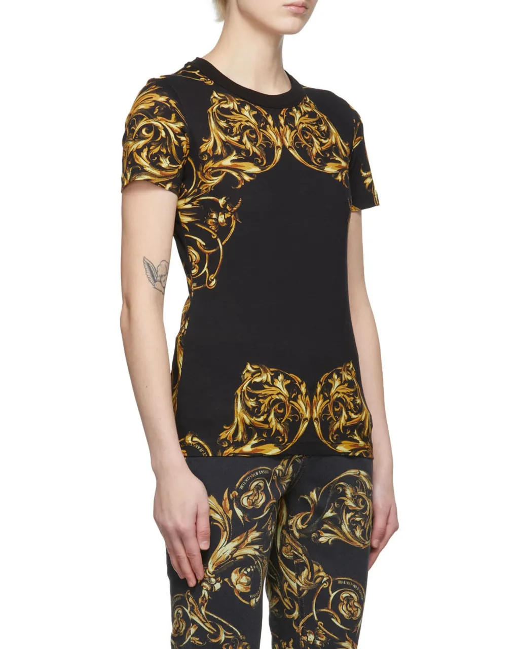 Baroque-Print T-Shirt