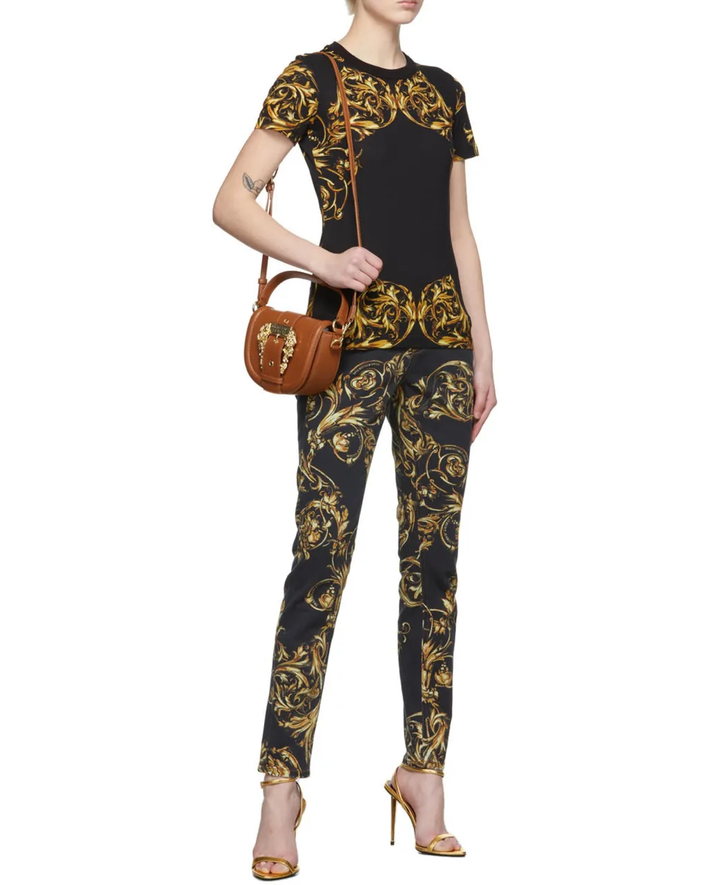 Baroque-Print T-Shirt