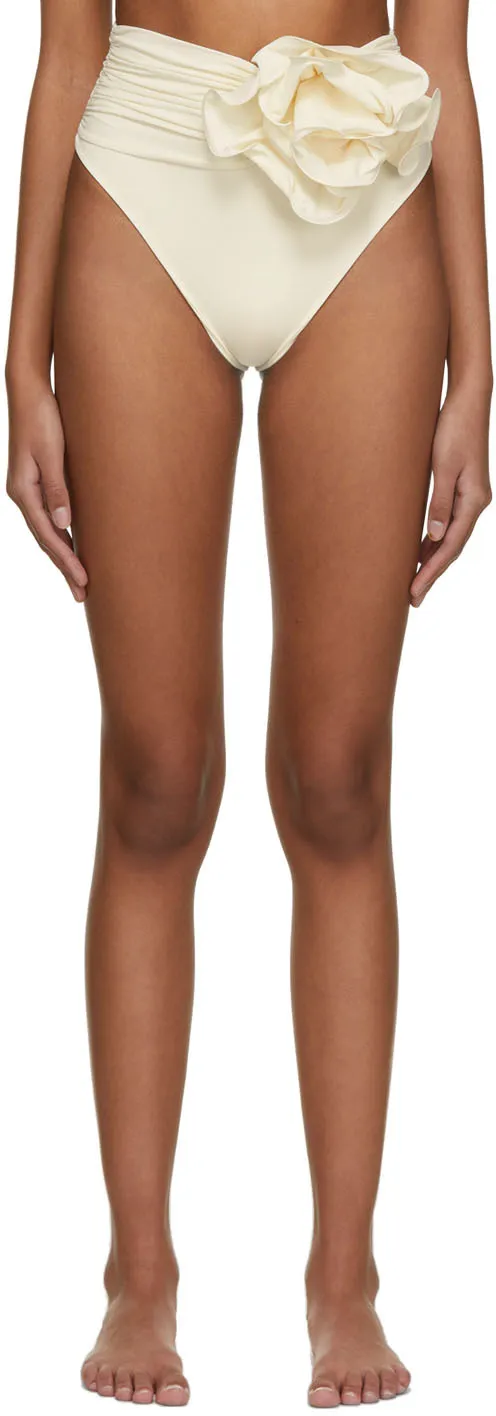 Magda Butrym High-Waist Flower Patch Swim Bottom