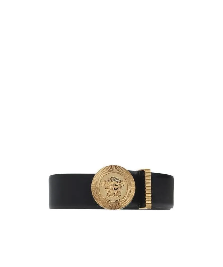 Versace Medusa Logo Plaque Belt