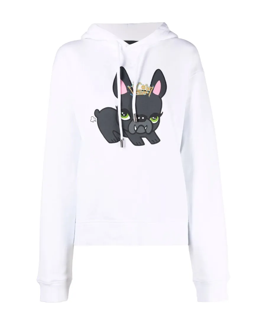 Cartoon-Print Hoodie