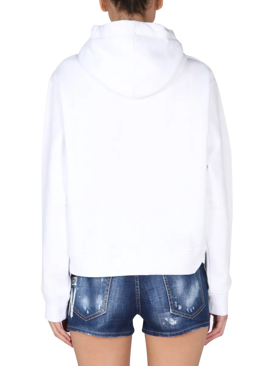 Cartoon-Print Hoodie