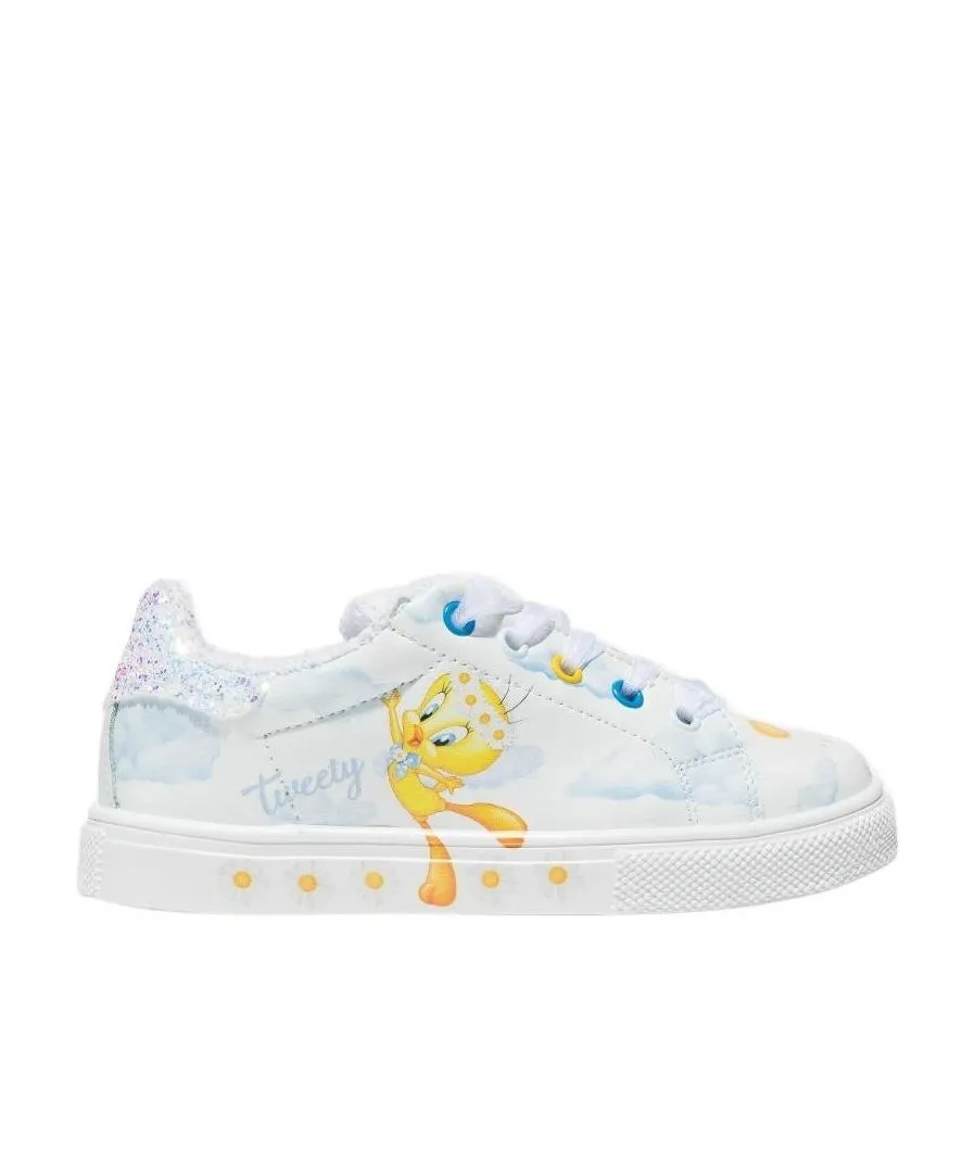 Monnalisa Daisy And Tweety Printed Tennis Sneakers