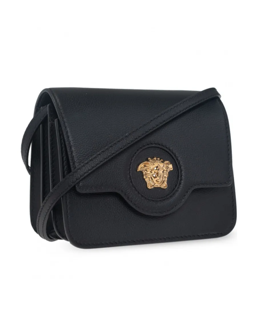 Versace La Medusa Plaque Crossbody Bag
