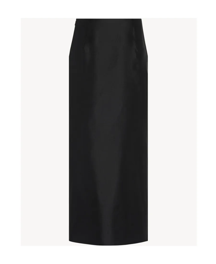 The Row Kanita Side Slit Midi Skirt