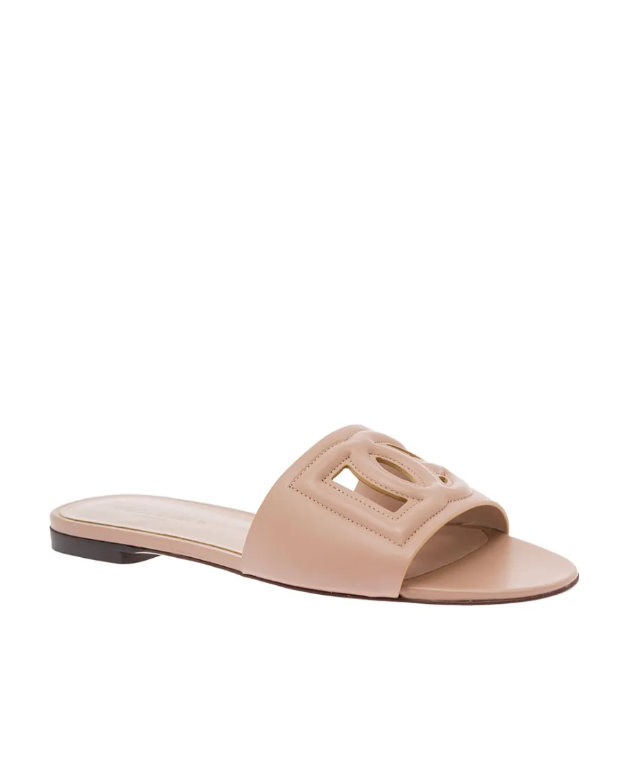 Dolce & Gabbana Dg Logo Cut Out Slides