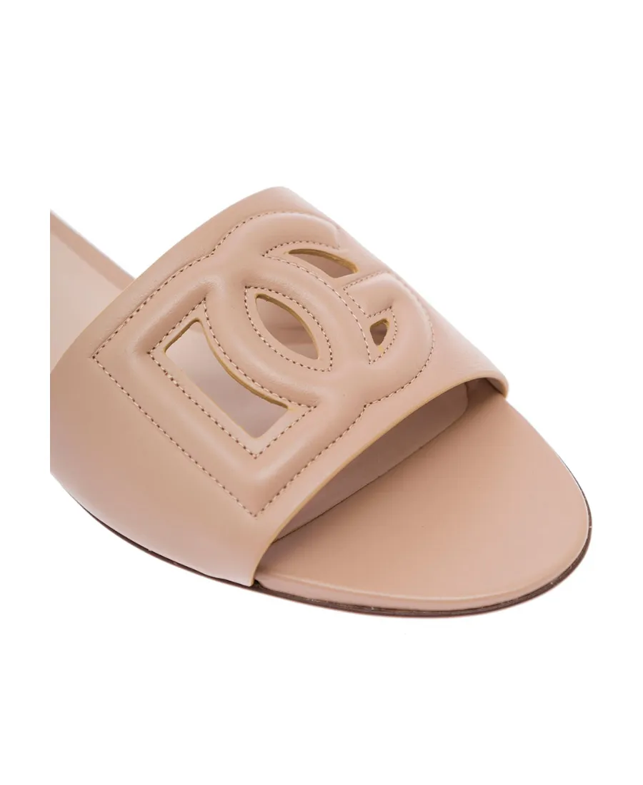 Dolce & Gabbana Dg Logo Cut Out Slides