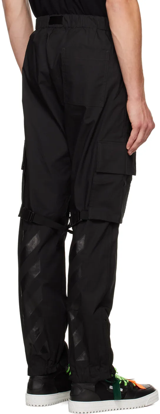 Diag-Stripe Ripstop Cargo Trousers