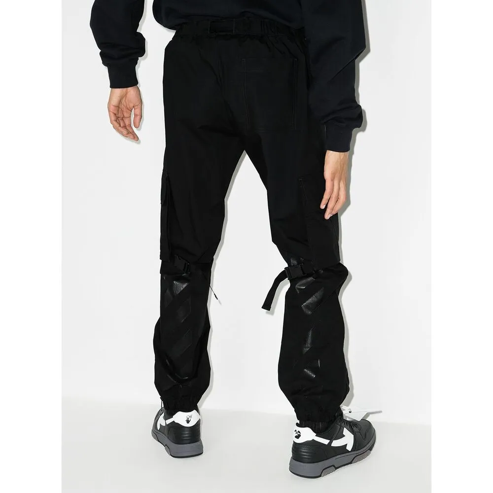 Diag-Stripe Ripstop Cargo Trousers