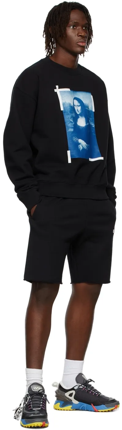 Monalisa Over Crew-Neck Sweatshirt