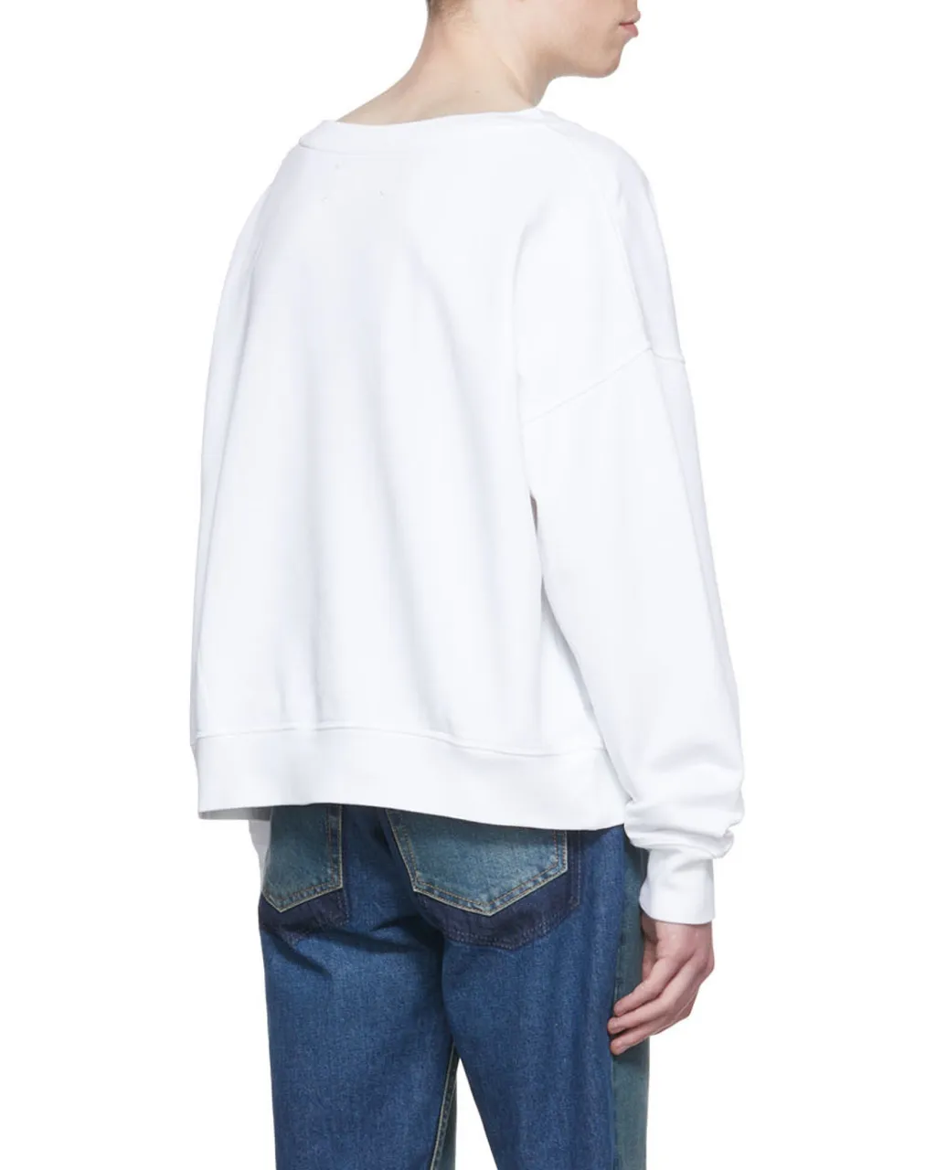 Maison Margiela Logo Printed Crewneck Sweatshirt