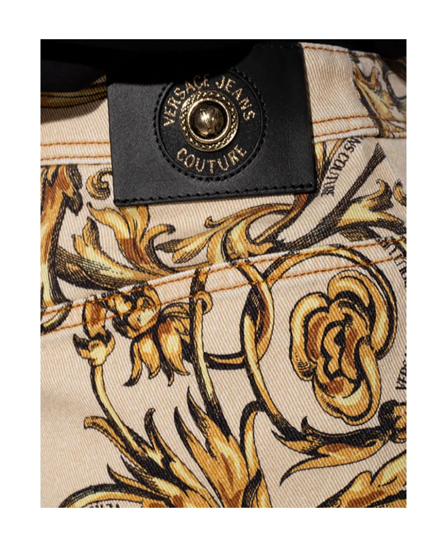 Ballog Printed Denim Skirt