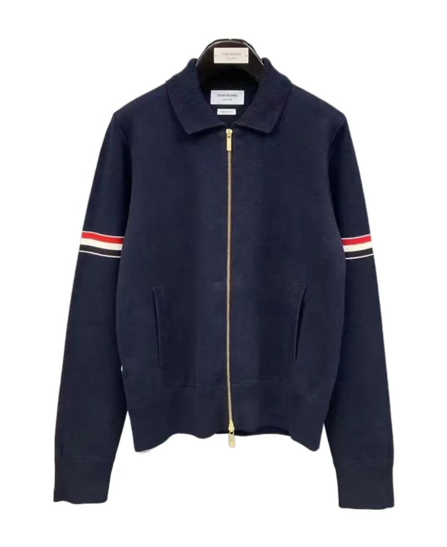 Rwb Stripe Detailed Cardigan