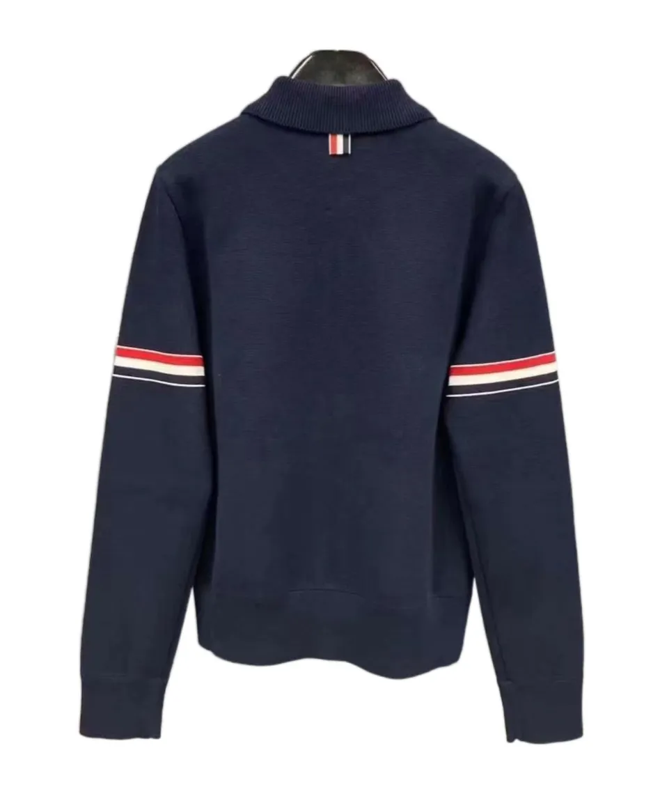 Rwb Stripe Detailed Cardigan