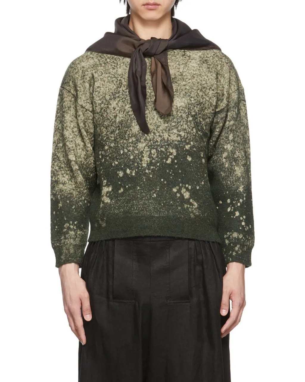 Discharged Wool Sweater