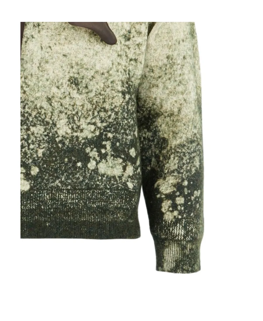 Discharged Wool Sweater