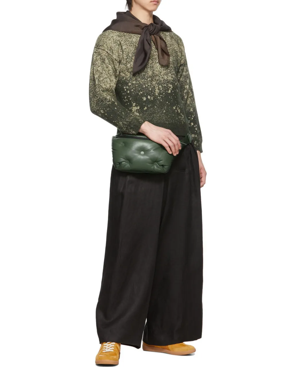 Discharged Wool Sweater
