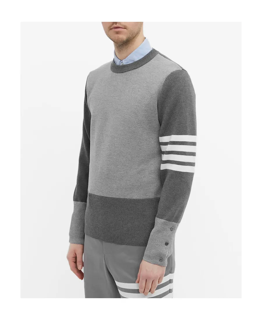 Striped Detail Pullover