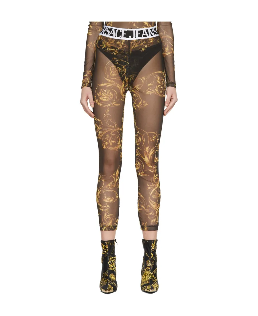 Logo Print Tights Socks