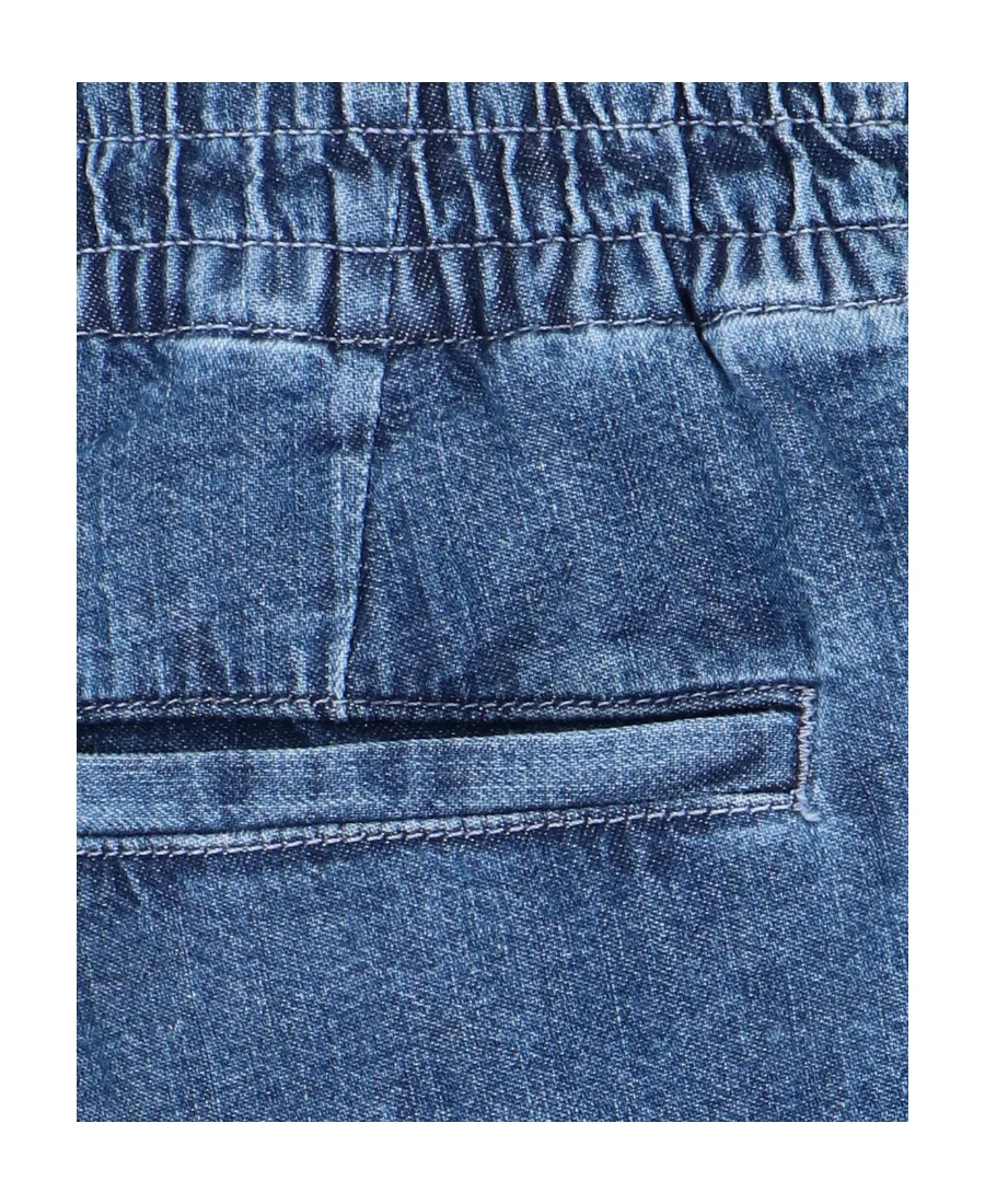 Polo Ralph Lauren Logo Embroidered Drawstring Denim Shorts