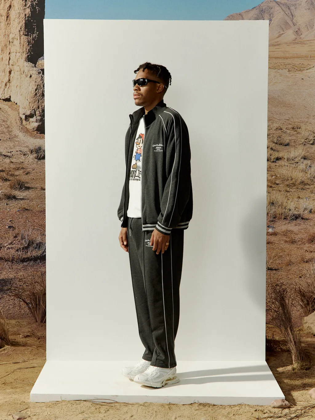 Dark Gray Logo Sweatpants