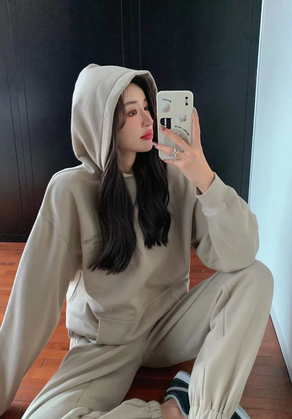 Logo Hooded Hooded Hoodie